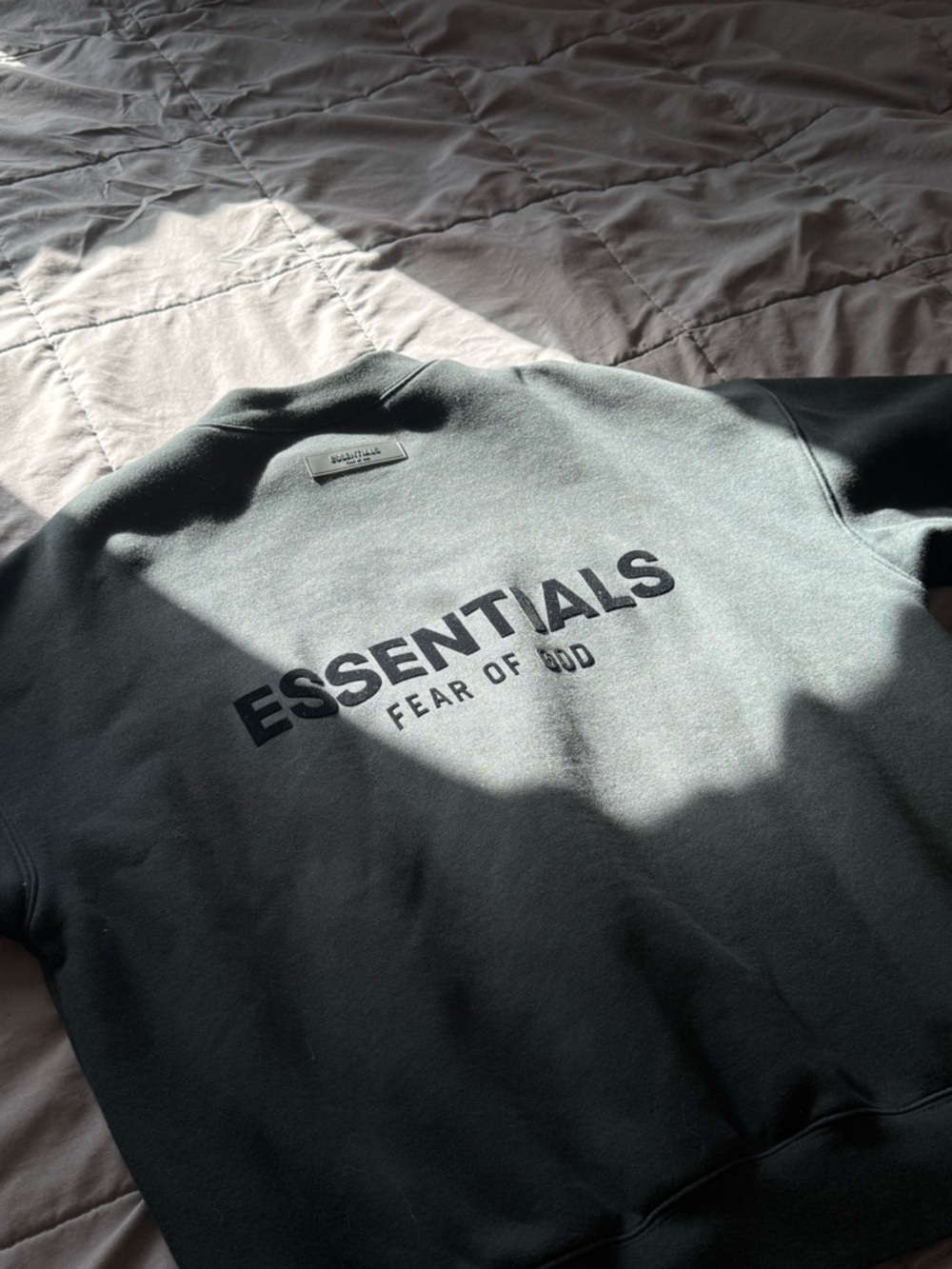 Fear of God ESSENTIALS Crewneck Sweatshirt - Dark Green